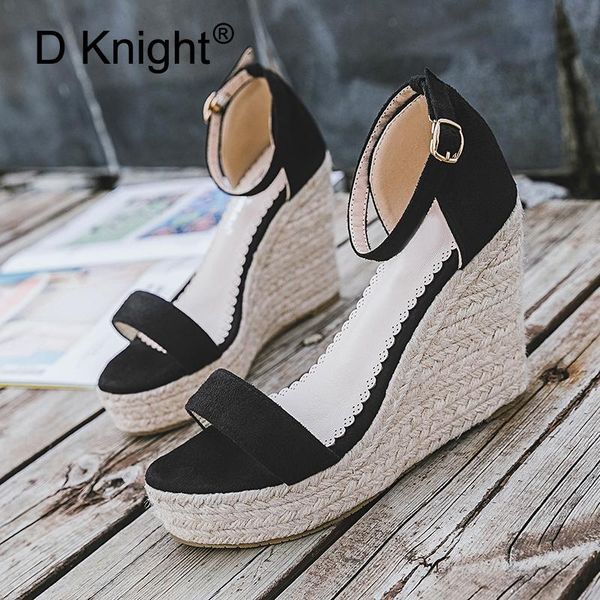 plus size 32-44 women wedges sandals summer buckle strap white high heels beach for woman cover heel lady platform shoes, Black
plus size 32-44 women wedges sandals summer buckle strap white high heels beach for woman cover heel lady platform shoes, Black