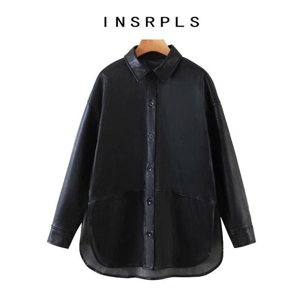 women's jackets insrpls women fashion faux leather oversized asymmetry jacket coat vintage long sleeve button-up female outerwear chic, Black;brown
women's jackets insrpls women fashion faux leather oversized asymmetry jacket coat vintage long sleeve button-up female outerwear chic, Black;brown