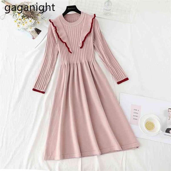 spring korean ruffles a-line knitted dresses solid o-neck slim tender elegant basic vestidos office ladies robes 210601, White
spring korean ruffles a-line knitted dresses solid o-neck slim tender elegant basic vestidos office ladies robes 210601, White