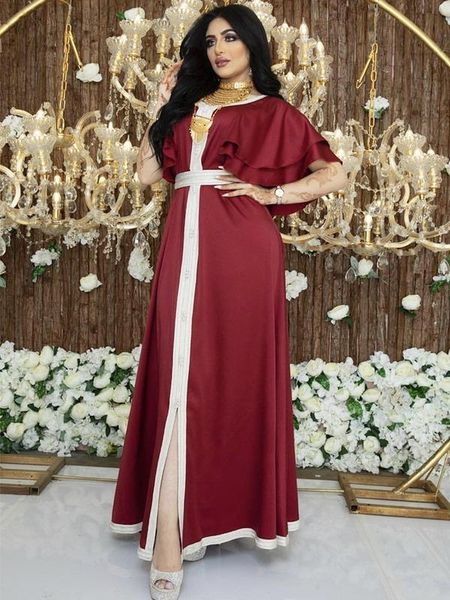 casual dresses soft satin jalabiya hijab dress for women fashion ribbon muslim dubai arabic moroccan kaftan maroon ruffle short sleeve, Black;gray
casual dresses soft satin jalabiya hijab dress for women fashion ribbon muslim dubai arabic moroccan kaftan maroon ruffle short sleeve, Black;gray