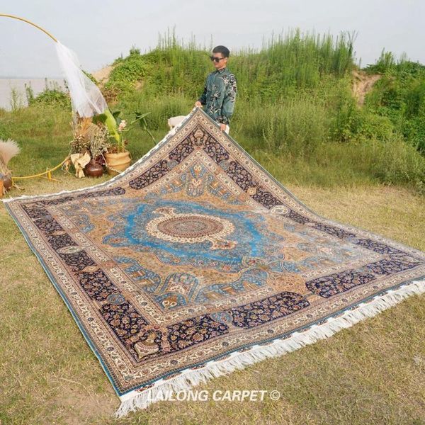 carpets 9'x12' blue classical china handknotted handmade rug persian hand woven carpet (yxr383a)
carpets 9'x12' blue classical china handknotted handmade rug persian hand woven carpet (yxr383a)