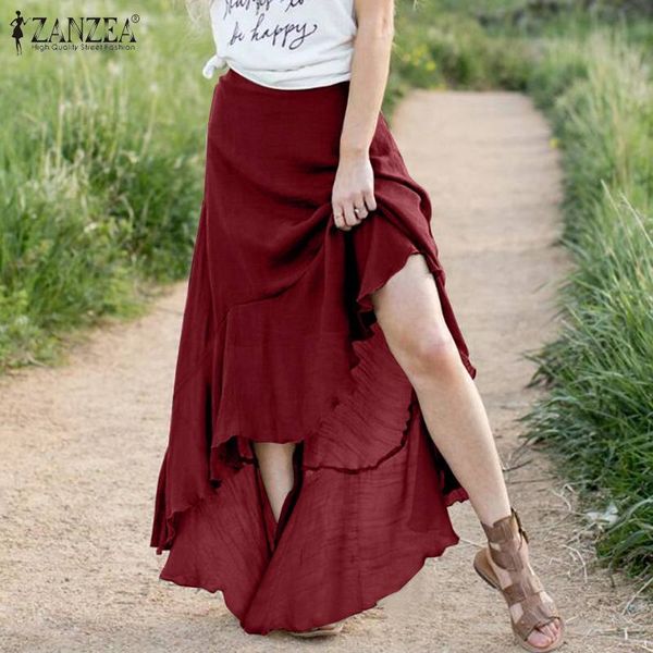 skirts fashion high wasit ruffles hem long skirt summer women asymmetrical jupe female solid beach faldas saia 25y6, Black
skirts fashion high wasit ruffles hem long skirt summer women asymmetrical jupe female solid beach faldas saia 25y6, Black