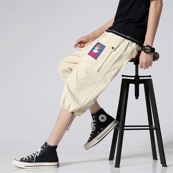 men's pants casual large size loose shorts fashion brand korean seven point legged straight 47nt, Black
men's pants casual large size loose shorts fashion brand korean seven point legged straight 47nt, Black