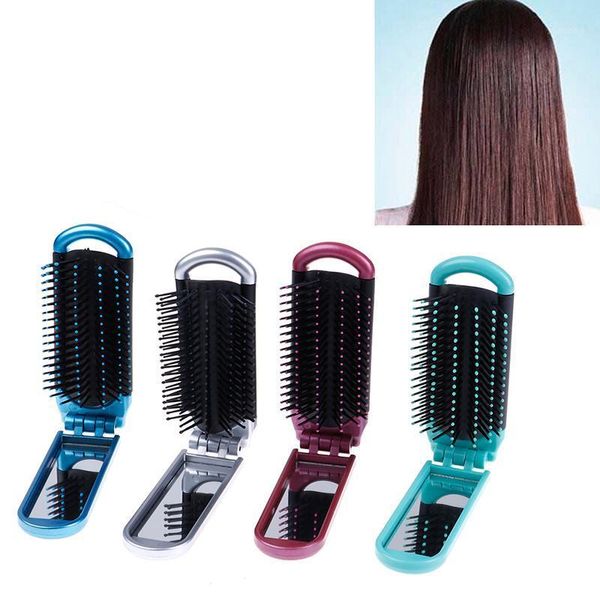 women girls pocket size folding hair brush with mirror compact travel car purse bag gift1, Silver
women girls pocket size folding hair brush with mirror compact travel car purse bag gift1, Silver