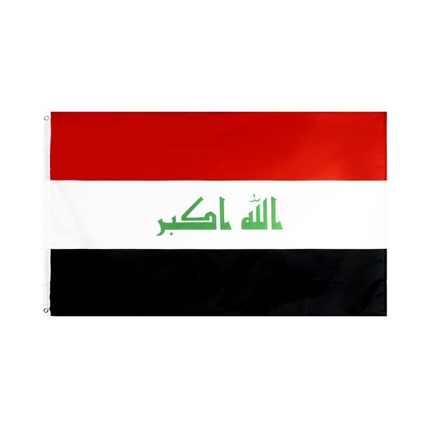 iraq flag 150x90cm good quality wholesale flying hanging polyester printing flags banner 3x5ft for sale
iraq flag 150x90cm good quality wholesale flying hanging polyester printing flags banner 3x5ft for sale
