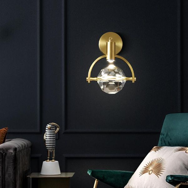 postmodern light luxury copper crystal led wall lamp bedroom bedside living room background decorative
postmodern light luxury copper crystal led wall lamp bedroom bedside living room background decorative