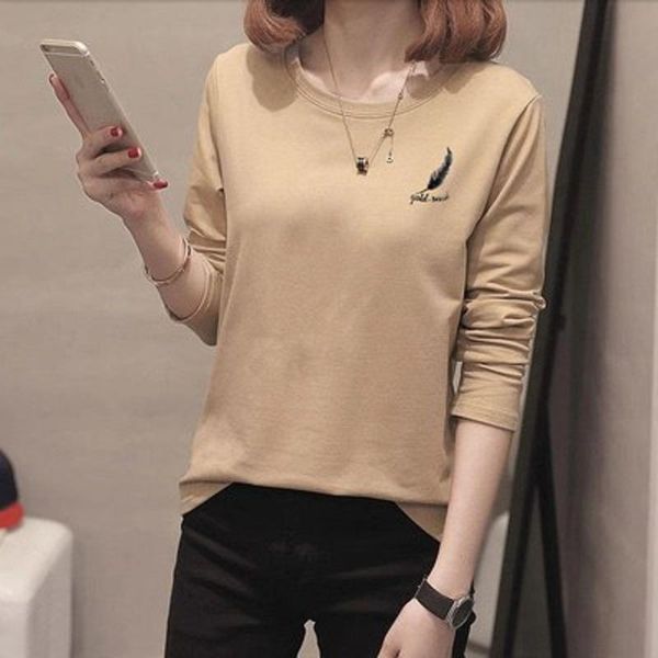 women's t-shirt big size -4xl spring summer autumn basic long sleeve loose thin women fashion polyester breathale tee shirt, White
women's t-shirt big size -4xl spring summer autumn basic long sleeve loose thin women fashion polyester breathale tee shirt, White