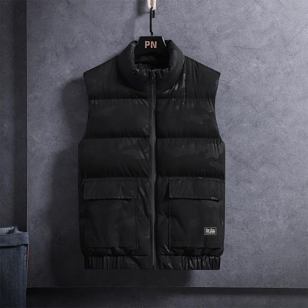 men's vests standself brand men vest cotton coat fashion jacket winter thick warm zipper mens casual large size, Black;white
men's vests standself brand men vest cotton coat fashion jacket winter thick warm zipper mens casual large size, Black;white