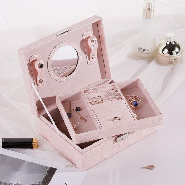 jewelry pouches, bags lockable box organizer, mirrored necklaces earrings rings storage case holder with key gift for women girls, Pink;blue
jewelry pouches, bags lockable box organizer, mirrored necklaces earrings rings storage case holder with key gift for women girls, Pink;blue