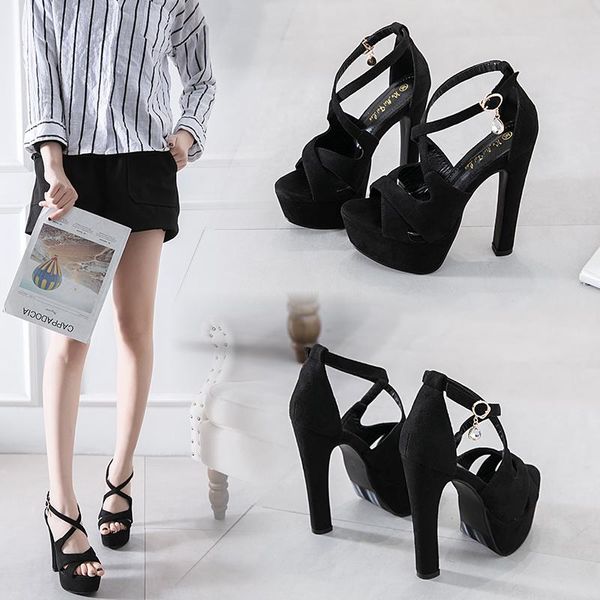black night hat high heel sandals thick with single word buckle waterproof platform roman fish mouth shoes female
black night hat high heel sandals thick with single word buckle waterproof platform roman fish mouth shoes female