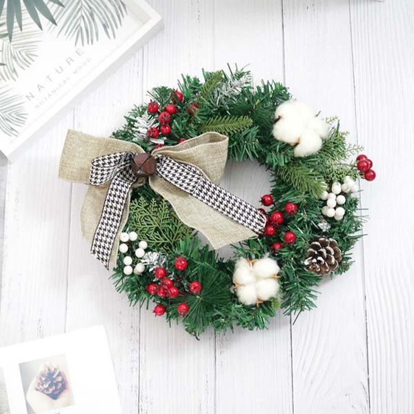 decorative flowers & wreaths 30cm christmas wreath wall hanging decoration xmas party front door garland holiday creative ornament suppl
decorative flowers & wreaths 30cm christmas wreath wall hanging decoration xmas party front door garland holiday creative ornament suppl