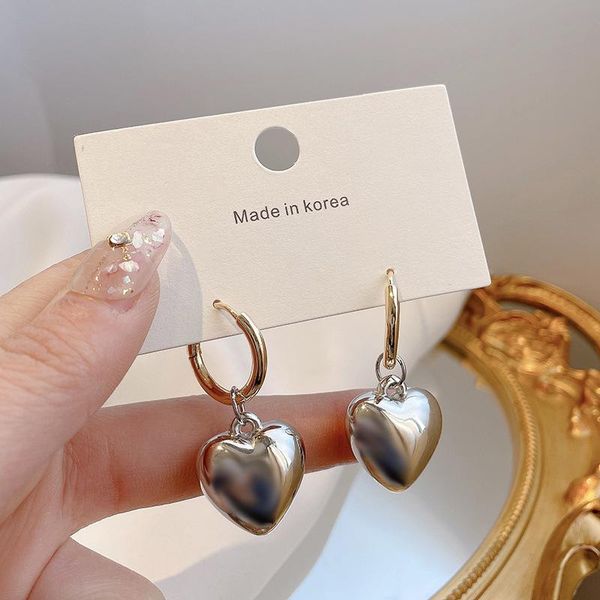 hoop & huggie luokey vintage heart earrings for girls lovely jewelry stereo silver color korean women party brincos, Golden;silver
hoop & huggie luokey vintage heart earrings for girls lovely jewelry stereo silver color korean women party brincos, Golden;silver