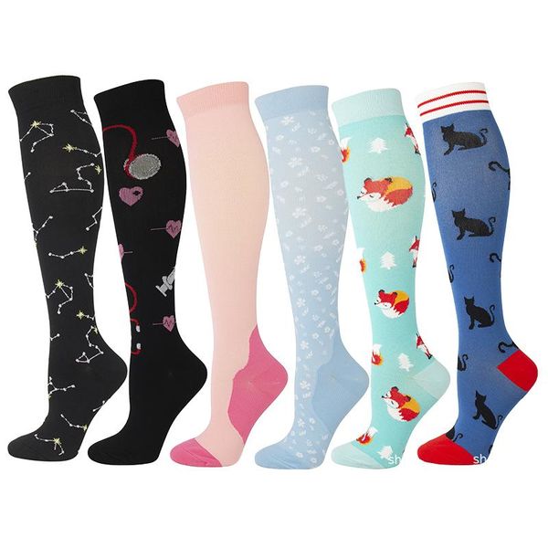 sports socks 24 styles sport compression stockings funny pattern cat, stripe, pineapple leg pressure running cycling colorful compress, Black
sports socks 24 styles sport compression stockings funny pattern cat, stripe, pineapple leg pressure running cycling colorful compress, Black