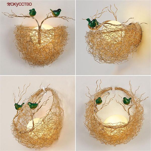 wall lamp nordic cottagecore decor golden bird's nest glass egg led country loft bar dining room corridor sconce light fixtures
wall lamp nordic cottagecore decor golden bird's nest glass egg led country loft bar dining room corridor sconce light fixtures