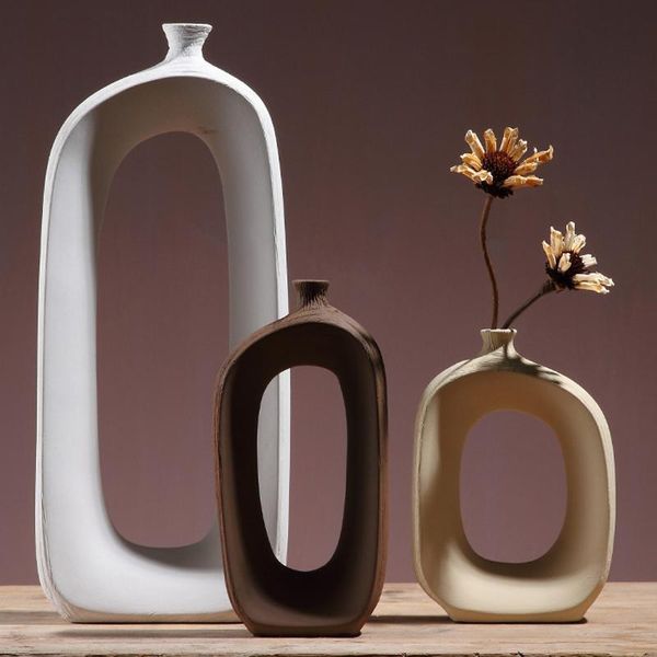 vases 1pcs flower vase decoration nordic style brushed ceramic home decor table dried ornament for living room desk
vases 1pcs flower vase decoration nordic style brushed ceramic home decor table dried ornament for living room desk