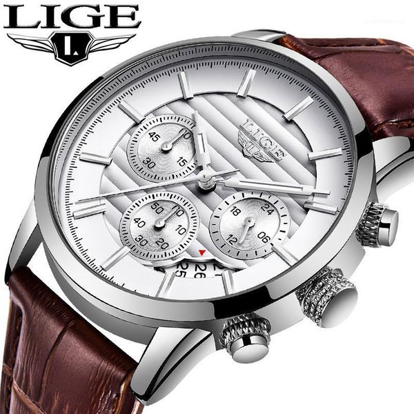 wristwatches leather mens watches lige business quartz watch men sport waterproof luminous chronograph relogio masculino+bo, Slivery;brown
wristwatches leather mens watches lige business quartz watch men sport waterproof luminous chronograph relogio masculino+bo, Slivery;brown