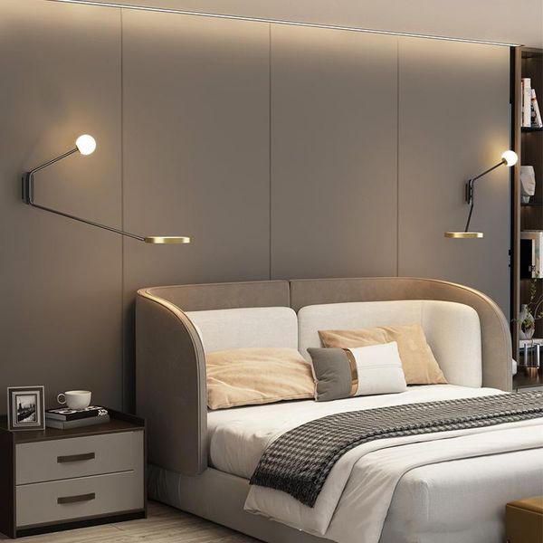 wall lamp modern round adjustable long arm rotating living creative reading bedroom bedside
wall lamp modern round adjustable long arm rotating living creative reading bedroom bedside