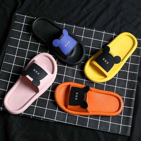 slippers women's indoor comfortable soft men fashion home solid summer bathroom shoes sandals 35-44, Black
slippers women's indoor comfortable soft men fashion home solid summer bathroom shoes sandals 35-44, Black