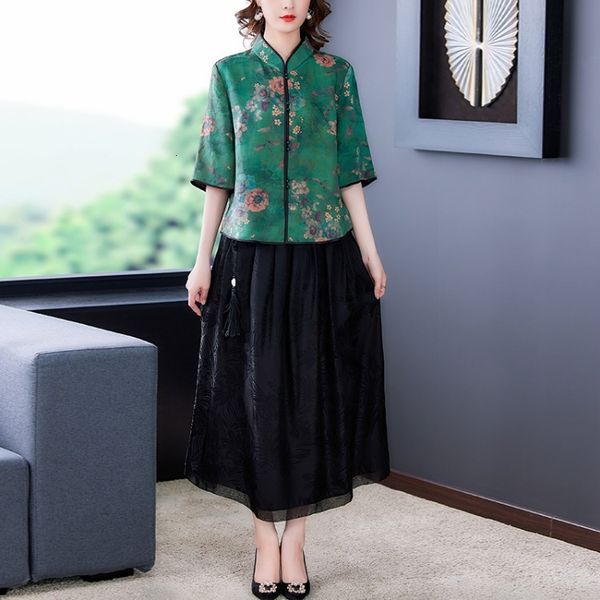 luxury cheongsam mrs. kuo's two-piece 2021 summer national style women's drs your wife's improved cheongsam suit skirt, Blue;red
luxury cheongsam mrs. kuo's two-piece 2021 summer national style women's drs your wife's improved cheongsam suit skirt, Blue;red