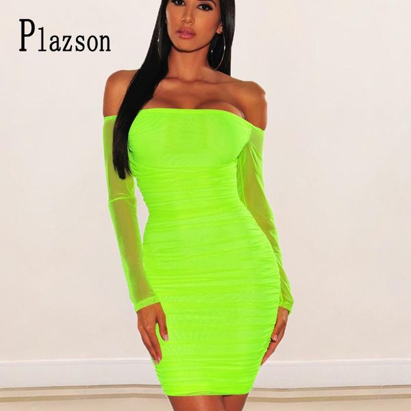 casual dresses neon green mesh summer dress 2021 fashion women bodycon ruched woman party night club robe femme vestidos mujer, Black;gray
casual dresses neon green mesh summer dress 2021 fashion women bodycon ruched woman party night club robe femme vestidos mujer, Black;gray