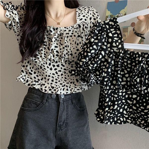 women's blouses & shirts women thin summer college ins female crops fashion harajuku student blusas korean simple all-match casual chic, White
women's blouses & shirts women thin summer college ins female crops fashion harajuku student blusas korean simple all-match casual chic, White