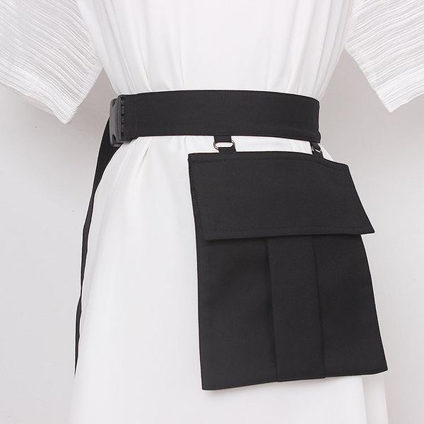 belts women's runway fashion black fabric bag cummerbunds female dress corsets waistband decoration wide belt tb1372, Black;brown
belts women's runway fashion black fabric bag cummerbunds female dress corsets waistband decoration wide belt tb1372, Black;brown
