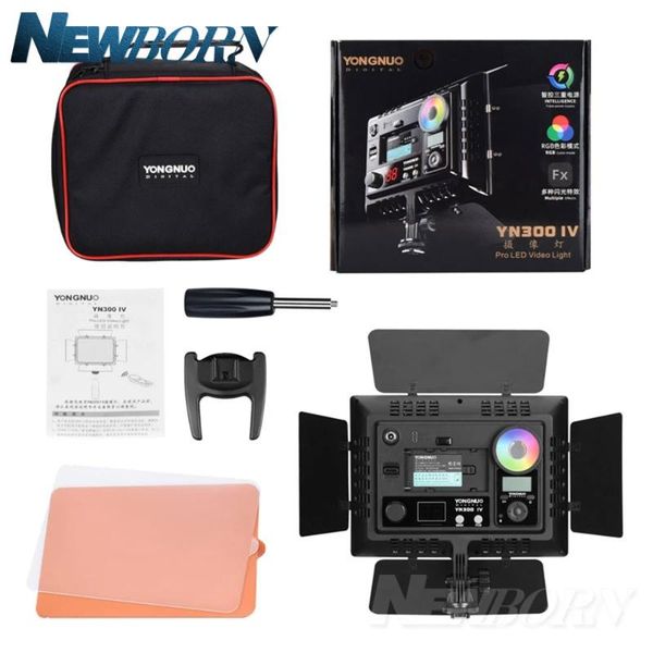 yn 300iv 300 iv led video light rgb full-color 3200k-5600k lamp remote control studio pography lighting flash heads
yn 300iv 300 iv led video light rgb full-color 3200k-5600k lamp remote control studio pography lighting flash heads
