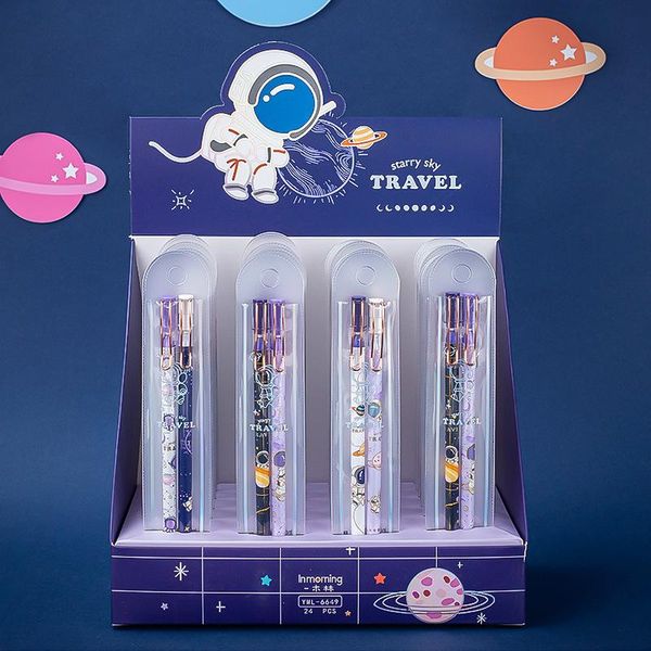 gel pens 24 set/lot kawaii astronaut pen set cute 0.5mm black ink signature promotional gift stationery school supplies
gel pens 24 set/lot kawaii astronaut pen set cute 0.5mm black ink signature promotional gift stationery school supplies