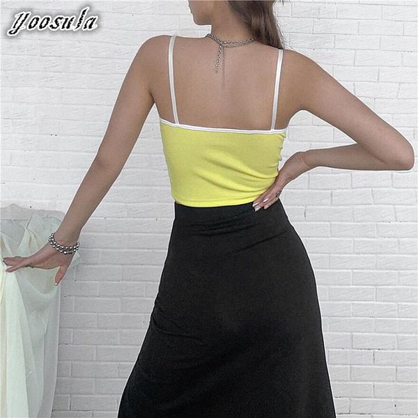 women's tanks & camis yoosula summer women v-neck tank slings striped print soft knitted fabric cute girl female vest crop bas, White
women's tanks & camis yoosula summer women v-neck tank slings striped print soft knitted fabric cute girl female vest crop bas, White