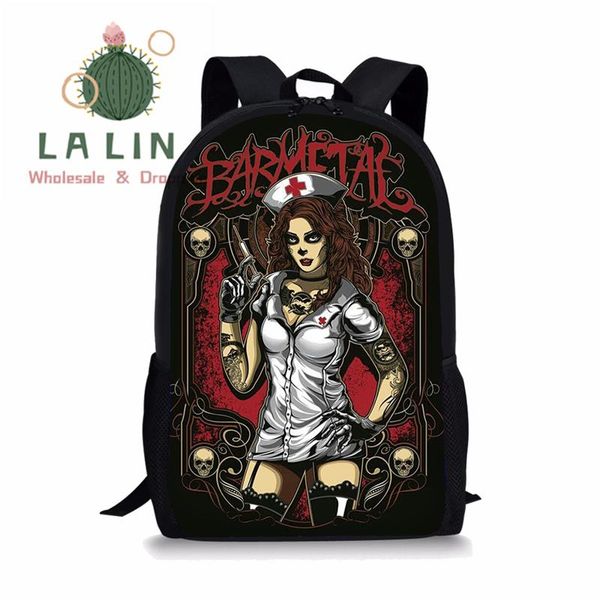 backpack gothic skull art print for teenage girls multifunction children's school bag cool black men travel shoulder
backpack gothic skull art print for teenage girls multifunction children's school bag cool black men travel shoulder