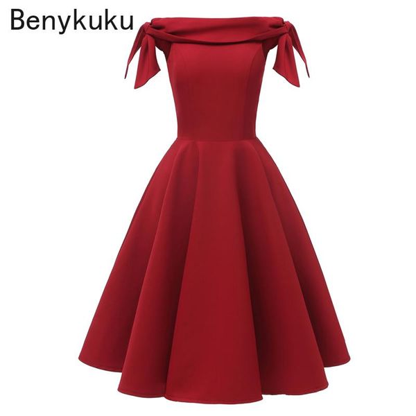 tie sleeve elegant evening party dress night gown red vintage swing women going out off shoulder glamorous dresses casual, Black;gray
tie sleeve elegant evening party dress night gown red vintage swing women going out off shoulder glamorous dresses casual, Black;gray