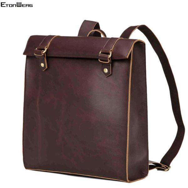 backpack men's vintage crazy horse leather school bags boy bookbag business office lapbag pack women casual travel backbag
backpack men's vintage crazy horse leather school bags boy bookbag business office lapbag pack women casual travel backbag