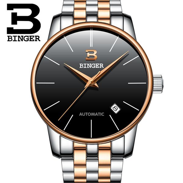 switzerland binger gentlemen watches luxury make relogio masculino water resistant rvs mechanical b-5005m-11, Slivery;brown
switzerland binger gentlemen watches luxury make relogio masculino water resistant rvs mechanical b-5005m-11, Slivery;brown