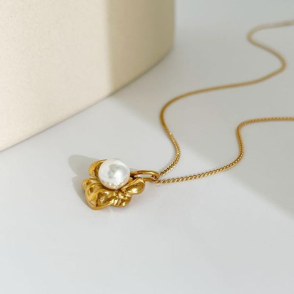 chains peri'sbox gold color lotustitanium steel imitation pearls link chain necklace for women romantic trendy pearl pendant necklaces, Silver
chains peri'sbox gold color lotustitanium steel imitation pearls link chain necklace for women romantic trendy pearl pendant necklaces, Silver