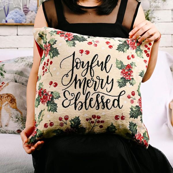 pillow case festive christmas cover sofa throw cushion home living room decoration for house
pillow case festive christmas cover sofa throw cushion home living room decoration for house