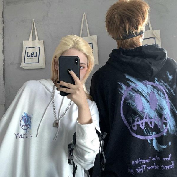 men's hoodies & sweatshirts vogue graffiti hoodie pullover harajuku gothic streetwear hip hop casual long sleeve high street hoody men, Black
men's hoodies & sweatshirts vogue graffiti hoodie pullover harajuku gothic streetwear hip hop casual long sleeve high street hoody men, Black