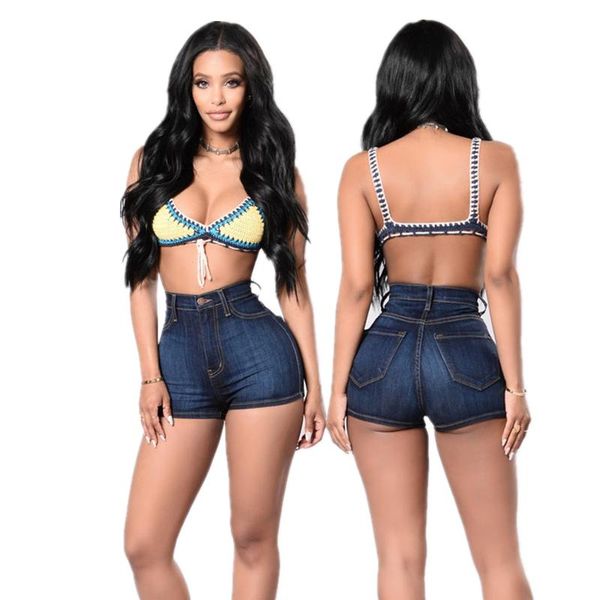 spring summer jeans high waist women shorts plus size european american style denim women's, White;black
spring summer jeans high waist women shorts plus size european american style denim women's, White;black