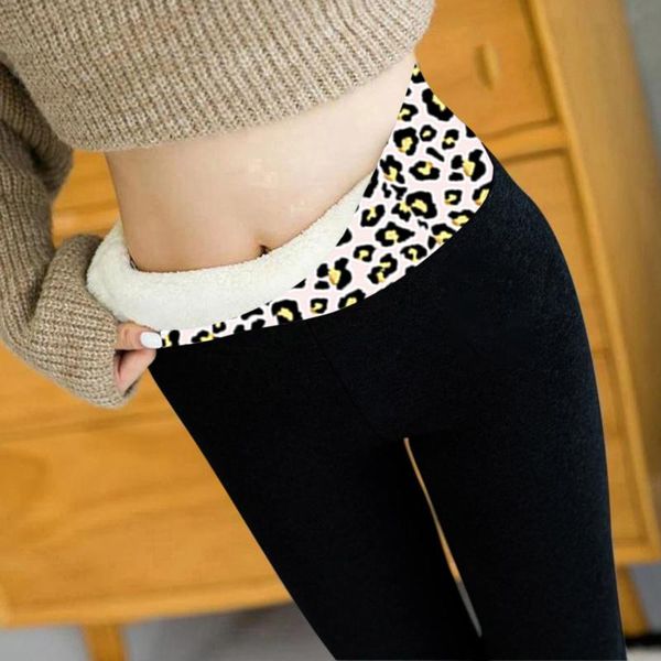 women's leggings winter fashion casual warm pants women leopard printed span ladies high waist keep long pant plush thick lamb wool, Black
women's leggings winter fashion casual warm pants women leopard printed span ladies high waist keep long pant plush thick lamb wool, Black