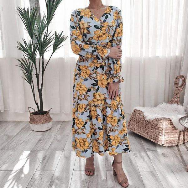 casual dresses spring summer maxi for women bohemian loose print ruffles dress flare sleeve long boho vestido feminino, Black;gray
casual dresses spring summer maxi for women bohemian loose print ruffles dress flare sleeve long boho vestido feminino, Black;gray