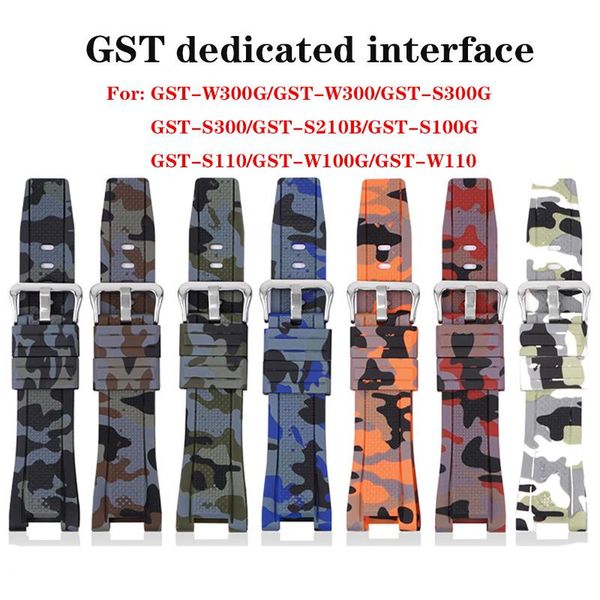watch bands 15 colors of special rubber strap for gst series gst-w300g/w300/s300g /s300/s210b/s100g /s110/w100g/w110, Black;brown
watch bands 15 colors of special rubber strap for gst series gst-w300g/w300/s300g /s300/s210b/s100g /s110/w100g/w110, Black;brown