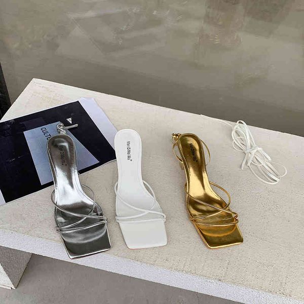 slippers fashion women sandals narrow band silver/white/gold ladies slides thin high heels cross strap summer party shoes woman o3b3, Black
slippers fashion women sandals narrow band silver/white/gold ladies slides thin high heels cross strap summer party shoes woman o3b3, Black