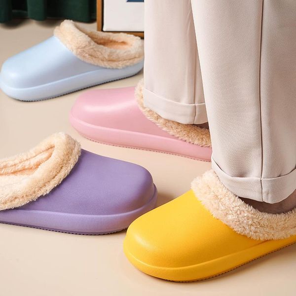 slippers 2021 waterproof winter soft platform women warm plush house slides indoor outdoor cozy home eva cotton shoes footwear, Black
slippers 2021 waterproof winter soft platform women warm plush house slides indoor outdoor cozy home eva cotton shoes footwear, Black
