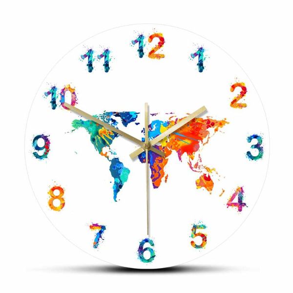 flat earth minimalist print digital art hanging wall watch gift for traveler watercolor decorative silent clock clocks
flat earth minimalist print digital art hanging wall watch gift for traveler watercolor decorative silent clock clocks