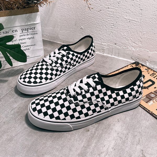 classic checkered men canvas shoes black white printing men casual sneakers comfort canvas sneakers for men zapatillas de hombre
classic checkered men canvas shoes black white printing men casual sneakers comfort canvas sneakers for men zapatillas de hombre