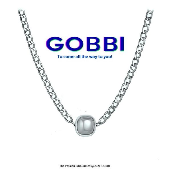 chokers gobbi titanium steel pearl square necklace punk gothic temperament non-fading clavicle chain wedding jewelry, Golden;silver
chokers gobbi titanium steel pearl square necklace punk gothic temperament non-fading clavicle chain wedding jewelry, Golden;silver