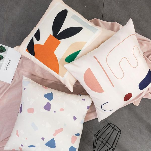 cushion/decorative pillow polyester printed cushion cover bedroom living room waist office sofa pillowcase 45cm
cushion/decorative pillow polyester printed cushion cover bedroom living room waist office sofa pillowcase 45cm