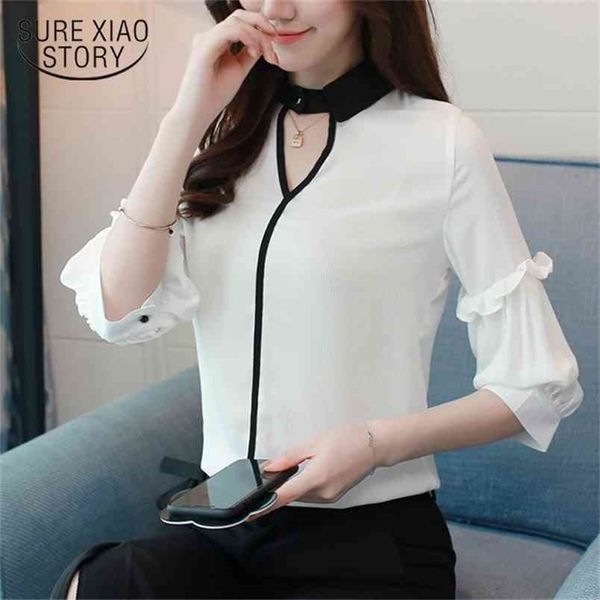summer office lady fashion women blouses shirts chiffon lantern long sleeve solid female clothing blusas 0485 30 210506, White
summer office lady fashion women blouses shirts chiffon lantern long sleeve solid female clothing blusas 0485 30 210506, White