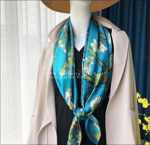 scarves pure silk scarf 110cm large designer *mulberry manual rolled foulard en soie natural mulberry scarfs, Blue;gray
scarves pure silk scarf 110cm large designer *mulberry manual rolled foulard en soie natural mulberry scarfs, Blue;gray