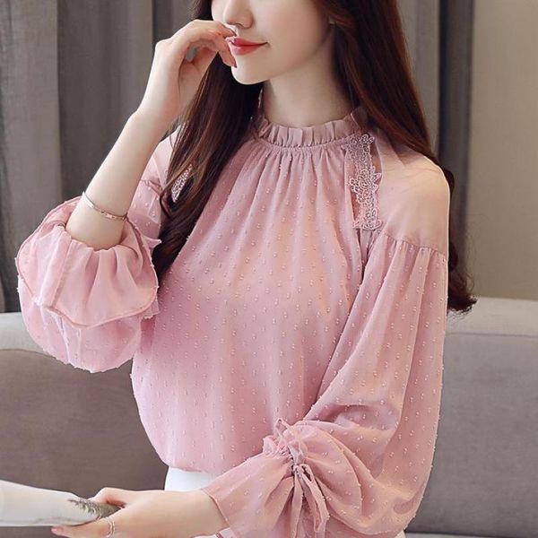 women's blouses & shirts fall spring sweet ladies women white lantern full ruffle sleeve loose chiffon blouse , korean woman lace stand
women's blouses & shirts fall spring sweet ladies women white lantern full ruffle sleeve loose chiffon blouse , korean woman lace stand