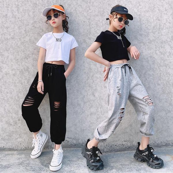 clothing sets children's costume summer girls short sleeve tees ripped holes pants suit 3 to 14 yrs cool t-shirt + bottoms 2pcs, White
clothing sets children's costume summer girls short sleeve tees ripped holes pants suit 3 to 14 yrs cool t-shirt + bottoms 2pcs, White